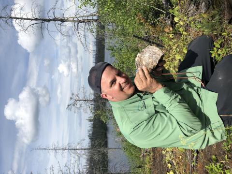 Exploring Outcrop at the Olson Gold Project in Northern Saskatchewan