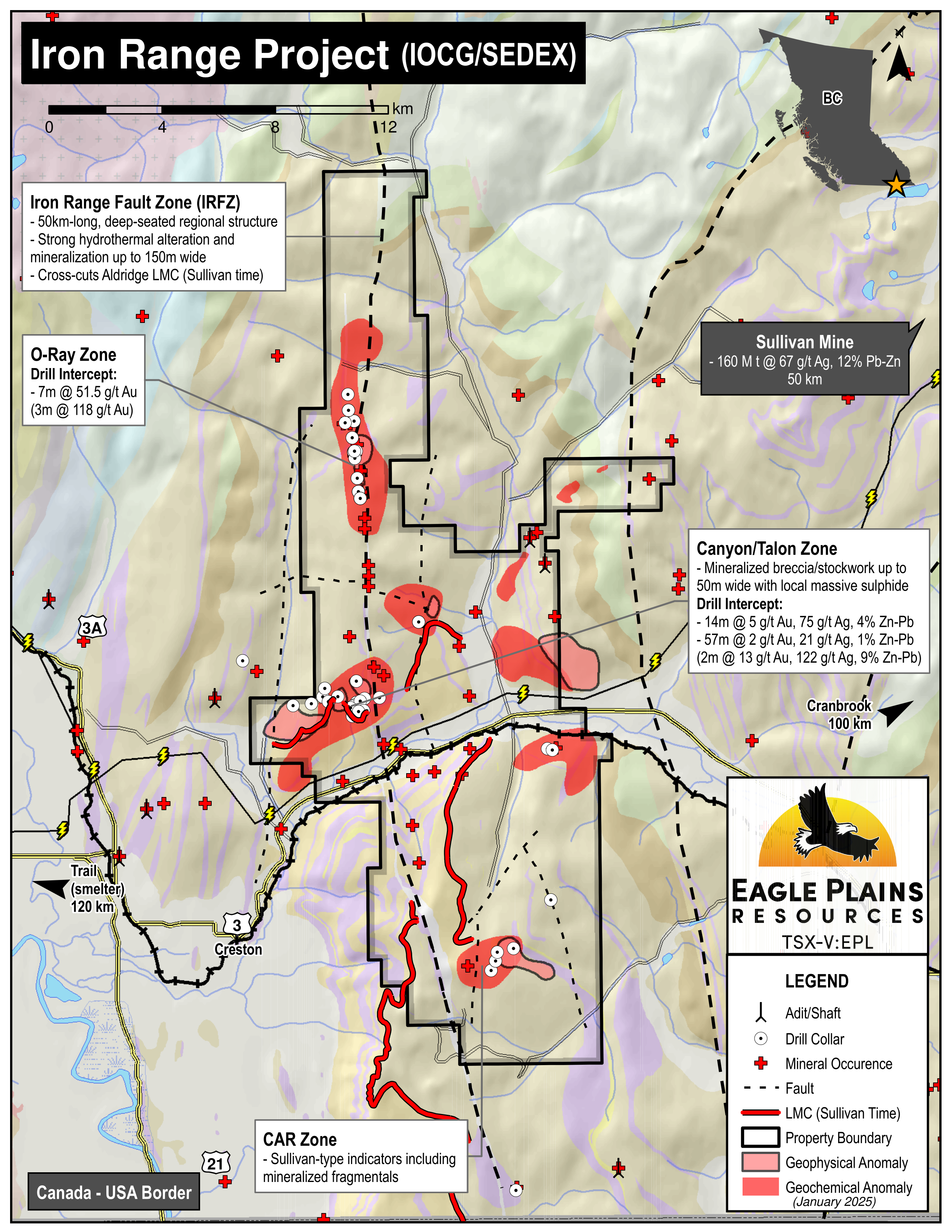 Iron Range Project Map