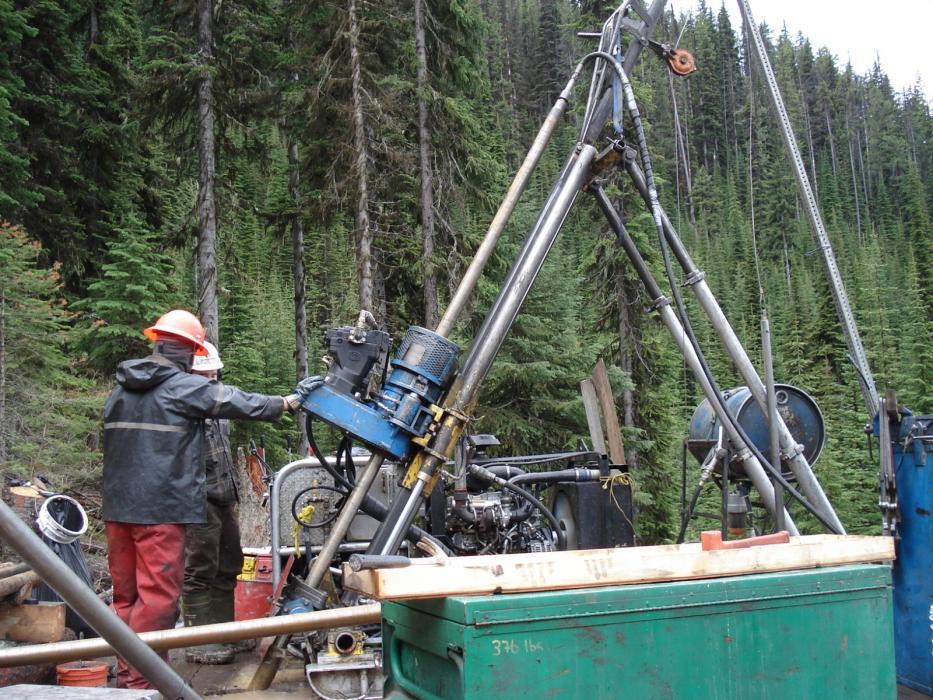 Drilling Underway at the Dardenelles Zone of the Wildhorse Project in 2012