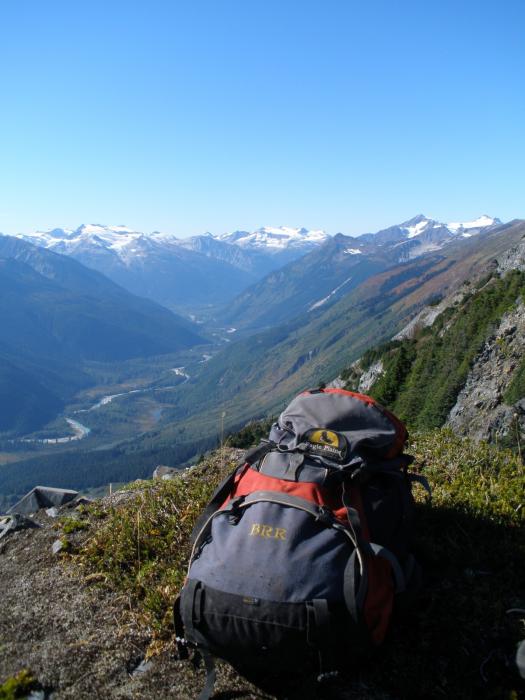 Looking West from the East Au Zone of the Elsiar Property in Northwestern British Columbia