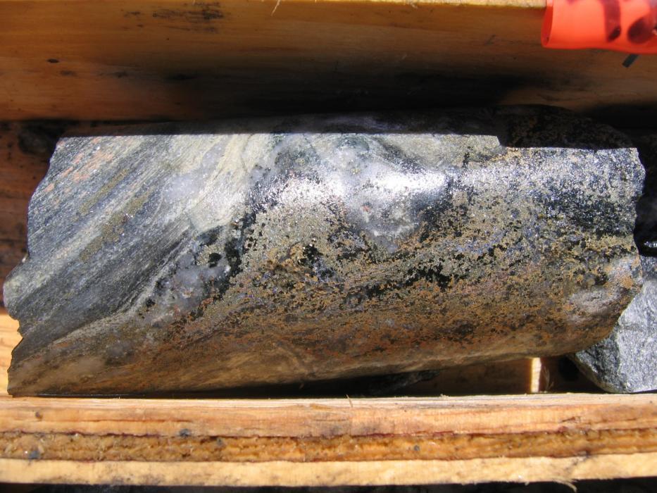 Pelly Mountain Drill Core - VMS Mineralization from the Ice Claims