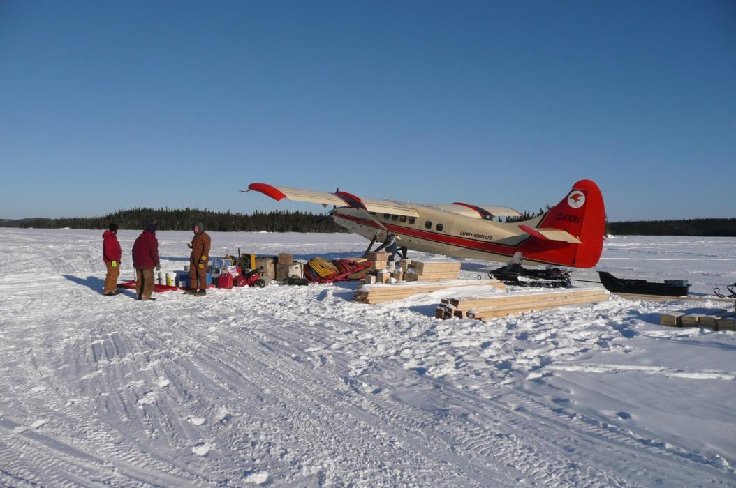 Supply Plane for Drill Program at Craig Bay of the Karin Lake Uranium Project in Northern Saskatchewan