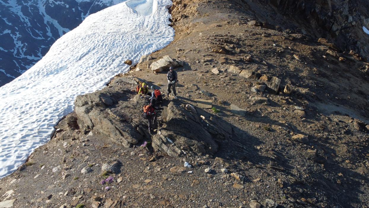 Alpine Ridge and Exploration Crew at the Adamant Project 2022 Exploration Program