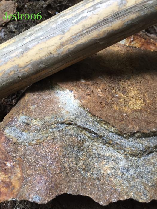 Slocan Graphite Project Mineralized Rock Sample from the 2017 Exploration Program
