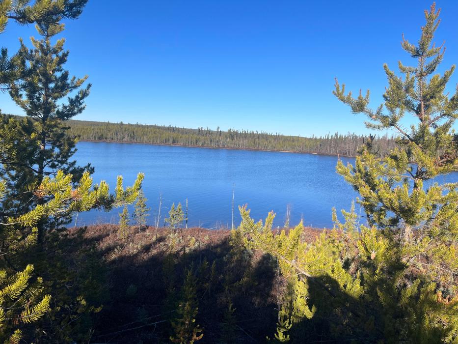 View from the George Lake Critical Metals Deposit in Northern Saskatchewan