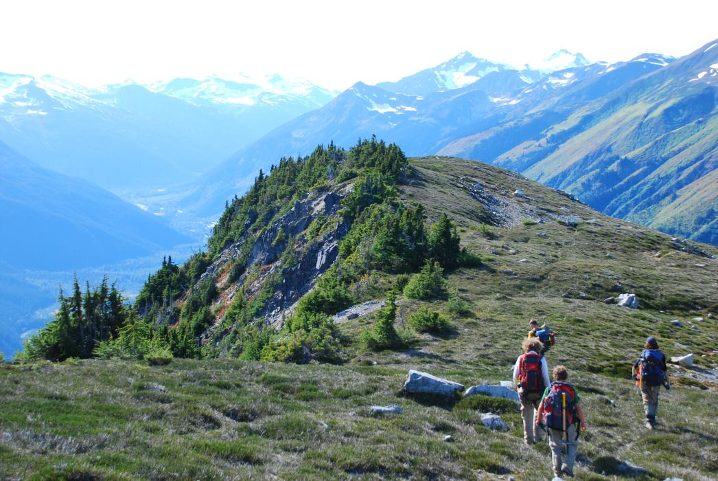 Eagle Plains mineral exploration crew working mountains of NW BC