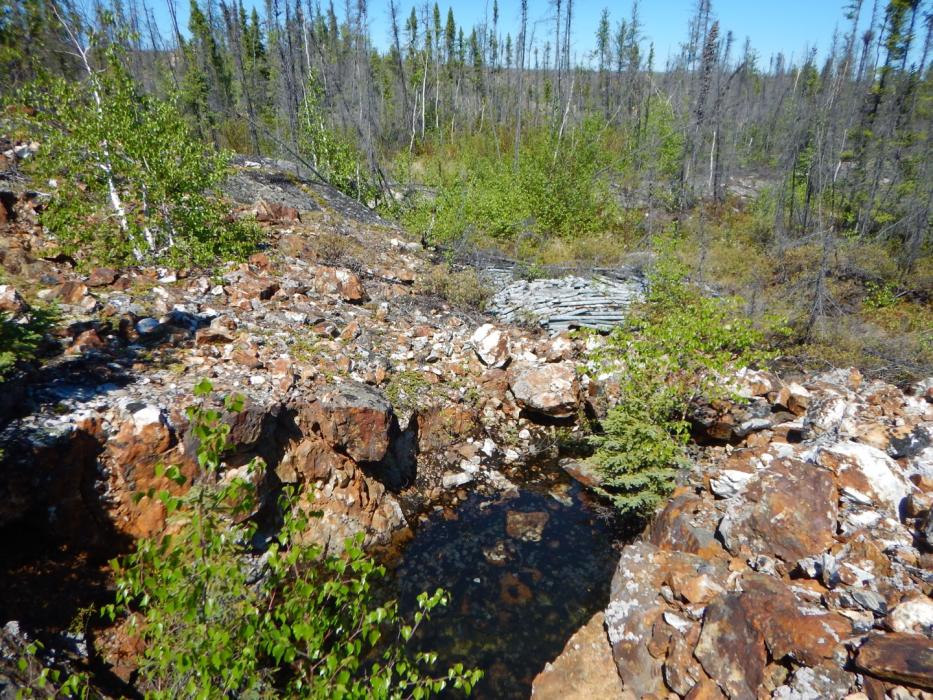 Outcrop Exposure at Pine Channel northern Saskatchewan
