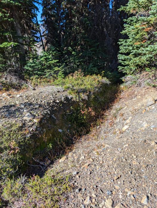 Exploration Trench at the West Ridge Zone