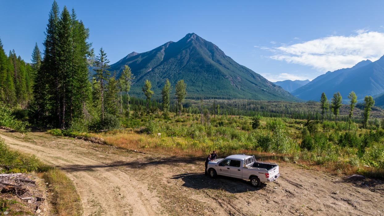 Eagle Plains creww at lower Vulcan Project in 2022 